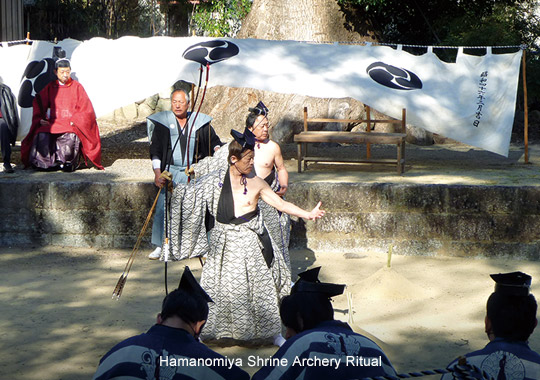 Hamanomiya Shrine Archery Ritual